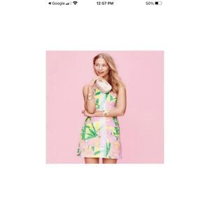 Lilly Pulitzer 20th Anniversary Collection Flamingo Print Dress Size 6